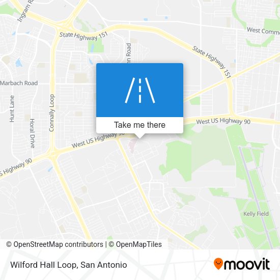 Wilford Hall Loop map