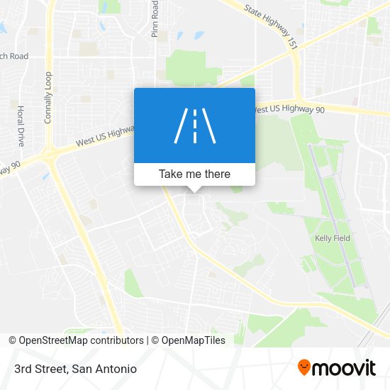 Mapa de 3rd Street