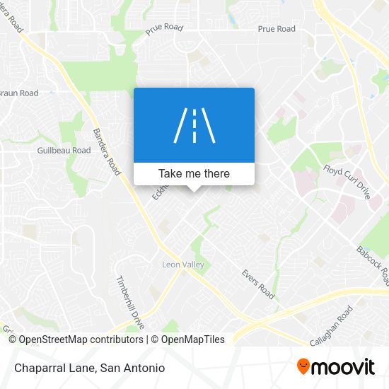 Mapa de Chaparral Lane