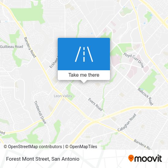Forest Mont Street map