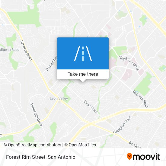 Mapa de Forest Rim Street