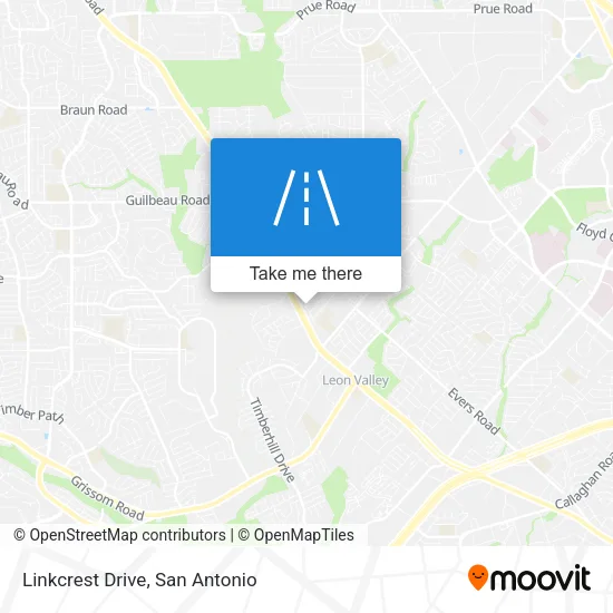 Linkcrest Drive map