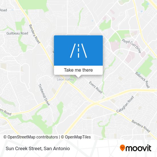 Sun Creek Street map