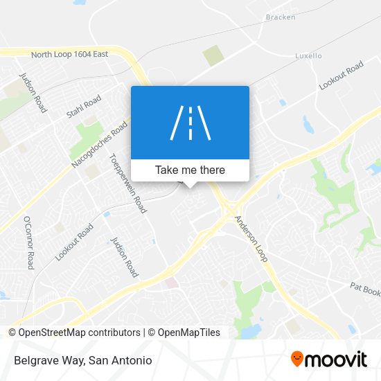 Belgrave Way map