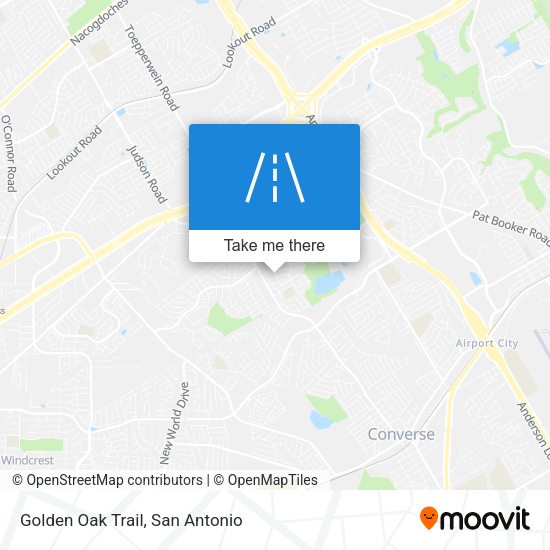 Mapa de Golden Oak Trail