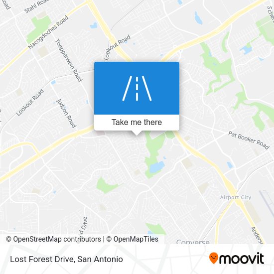 Mapa de Lost Forest Drive