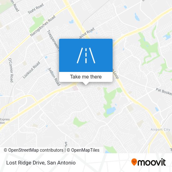 Mapa de Lost Ridge Drive