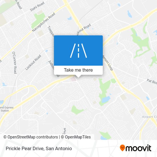 Prickle Pear Drive map