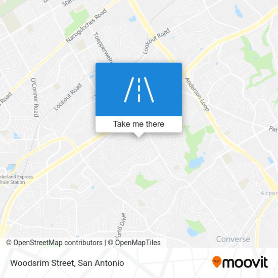 Woodsrim Street map