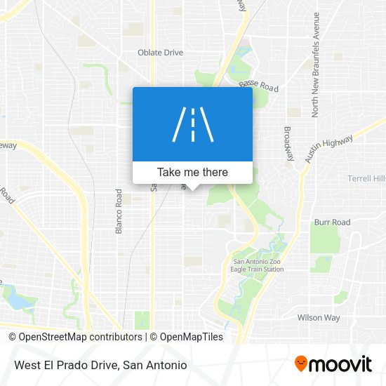 Mapa de West El Prado Drive