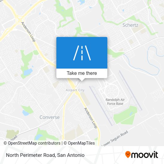 North Perimeter Road map
