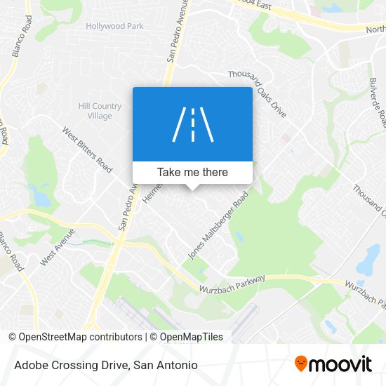 Adobe Crossing Drive map