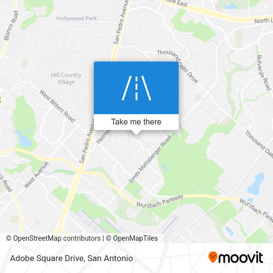 Adobe Square Drive map