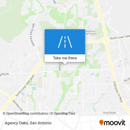 Mapa de Agency Oaks