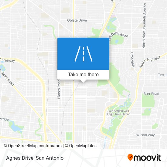 Mapa de Agnes Drive