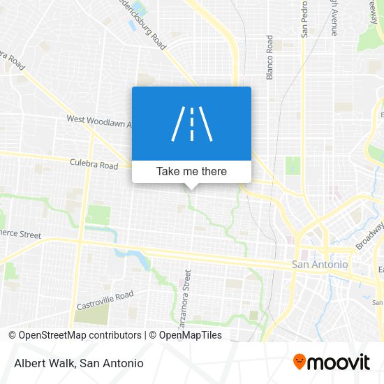 Mapa de Albert Walk