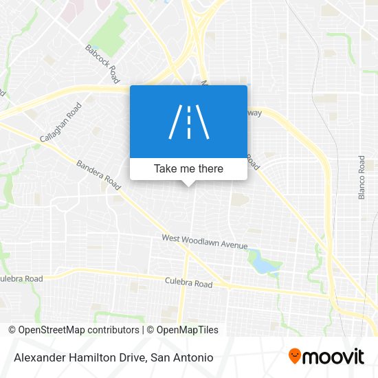 Mapa de Alexander Hamilton Drive