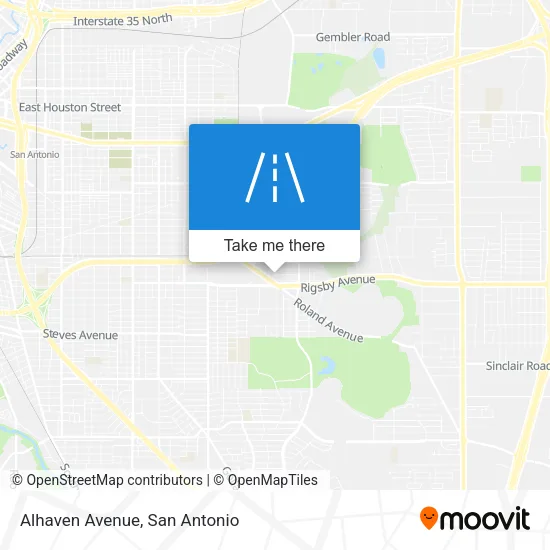 Alhaven Avenue map