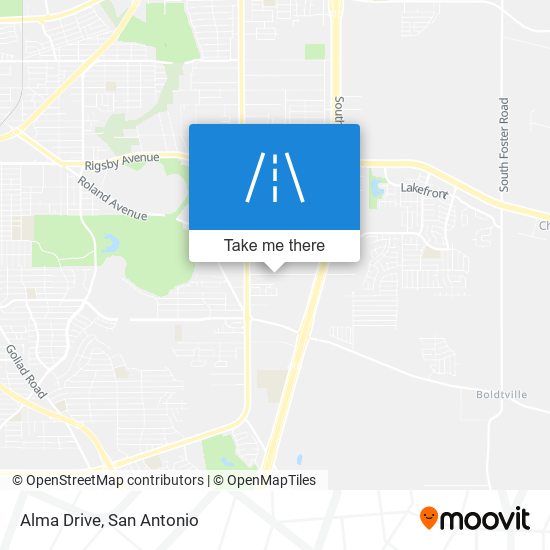 Alma Drive map
