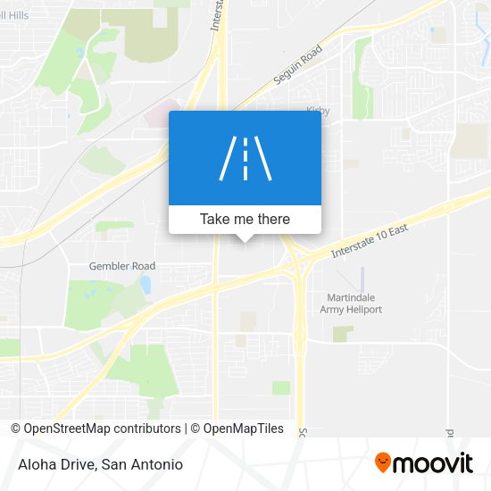 Aloha Drive map