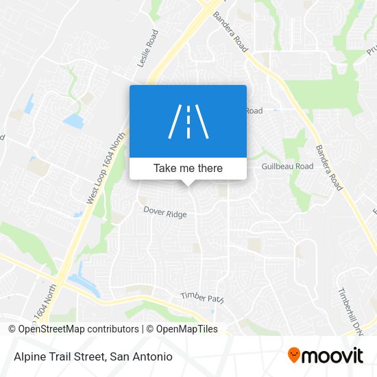 Alpine Trail Street map