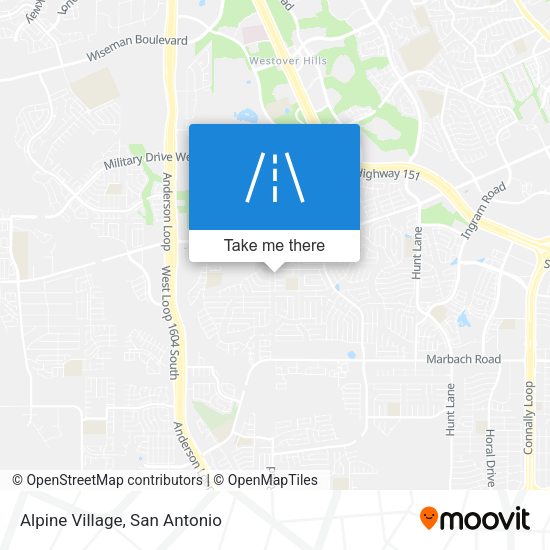 Mapa de Alpine Village
