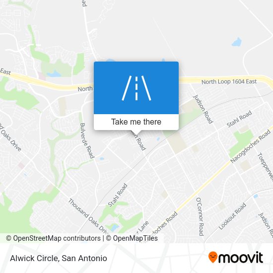 Mapa de Alwick Circle