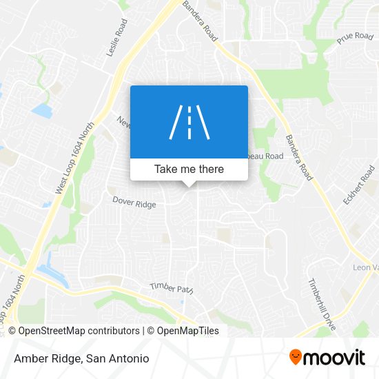 Amber Ridge map