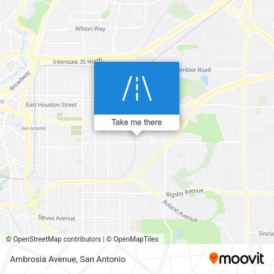 Ambrosia Avenue map