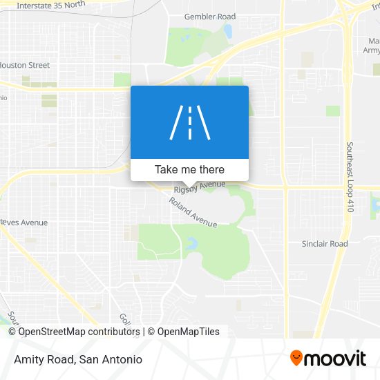 Amity Road map