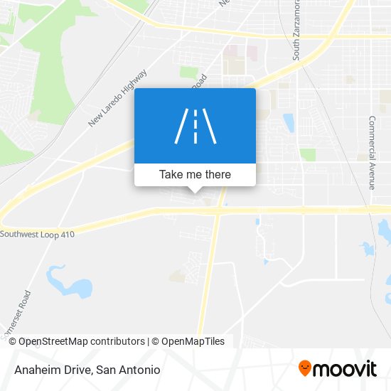 Mapa de Anaheim Drive