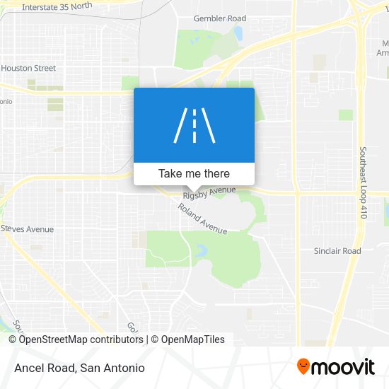 Mapa de Ancel Road