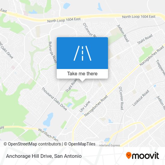 Anchorage Hill Drive map