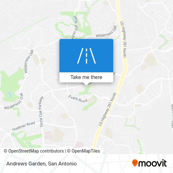 Mapa de Andrews Garden