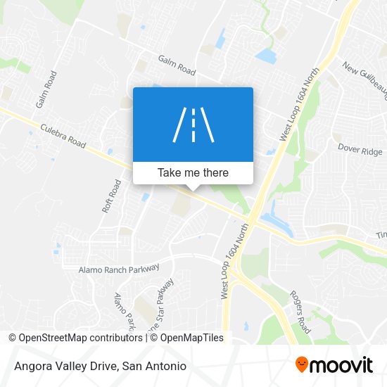 Angora Valley Drive map