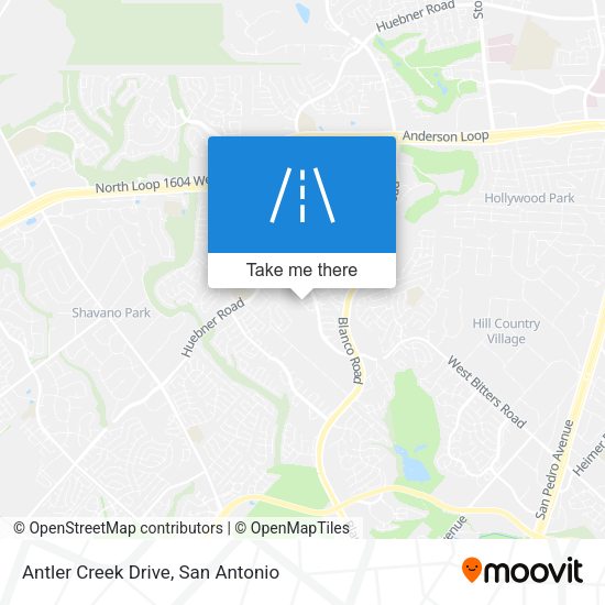 Antler Creek Drive map