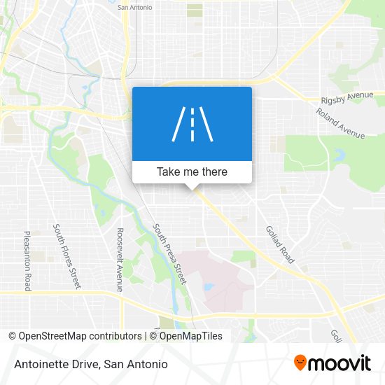 Antoinette Drive map