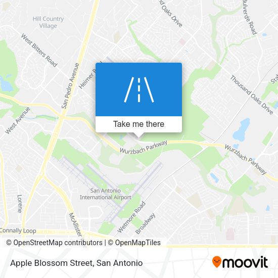 Apple Blossom Street map