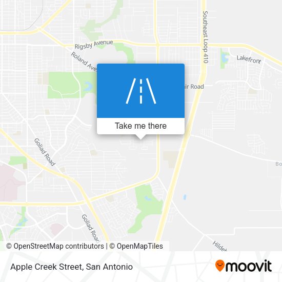 Apple Creek Street map