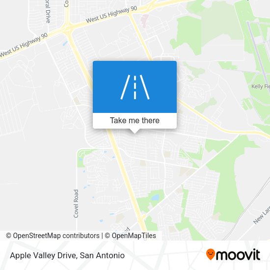 Apple Valley Drive map