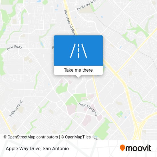 Mapa de Apple Way Drive