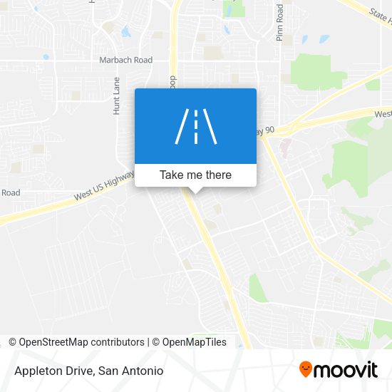Appleton Drive map