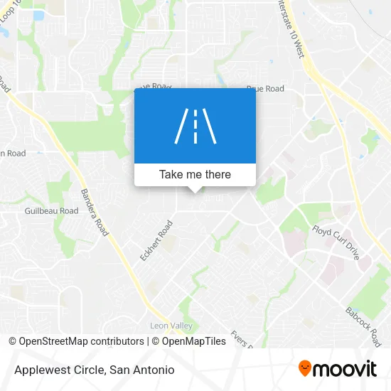 Applewest Circle map