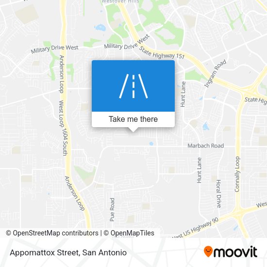 Appomattox Street map