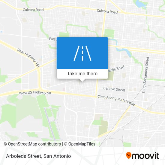 Arboleda Street map