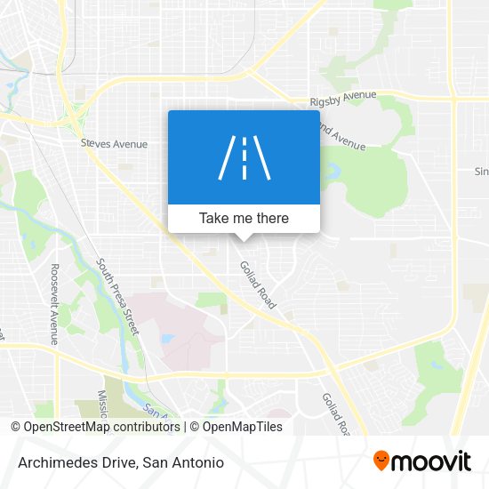 Archimedes Drive map