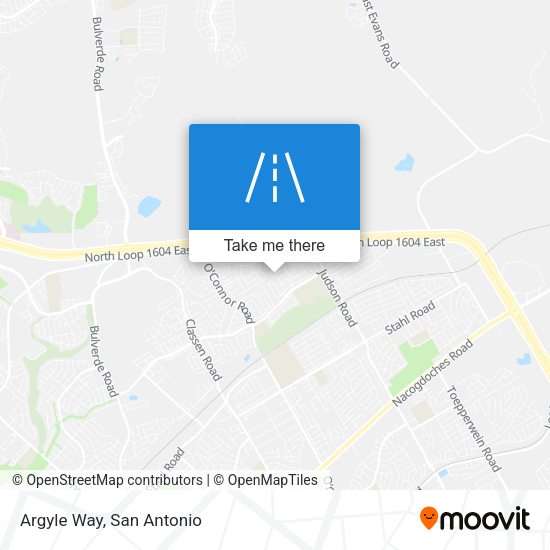 Mapa de Argyle Way