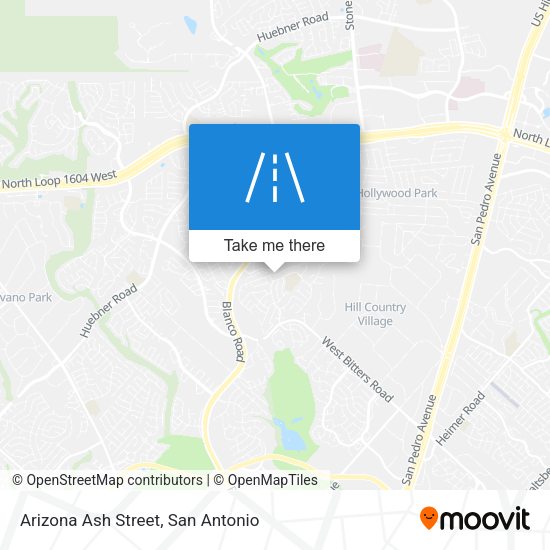 Mapa de Arizona Ash Street