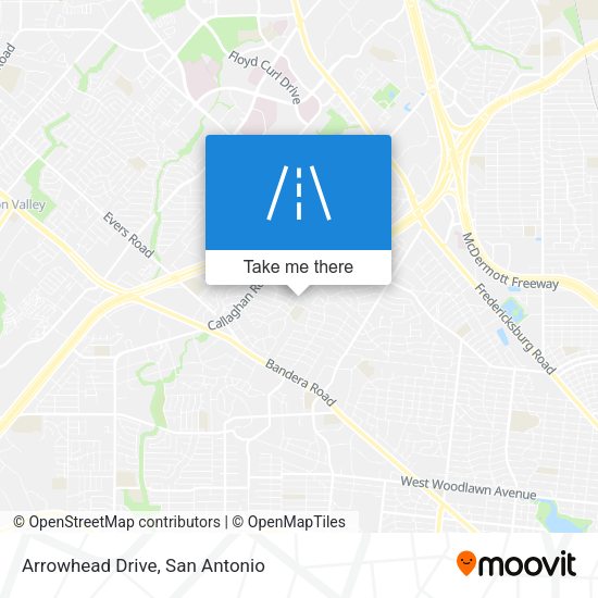 Mapa de Arrowhead Drive