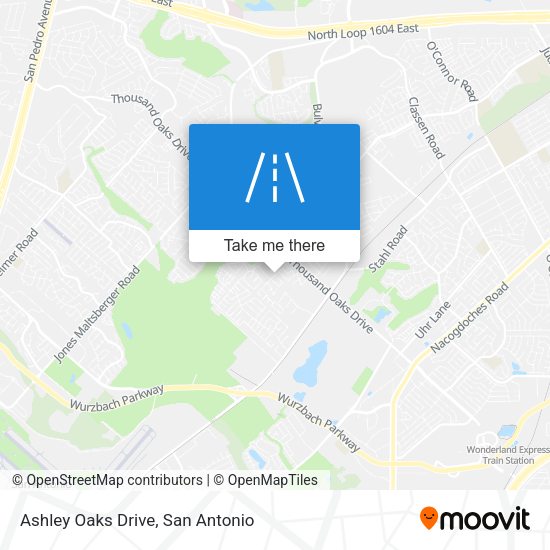 Ashley Oaks Drive map